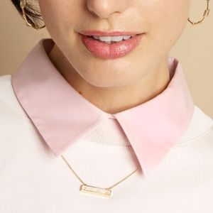 Kendra Scott Leanor Bar Necklace, Iridescent Drusy